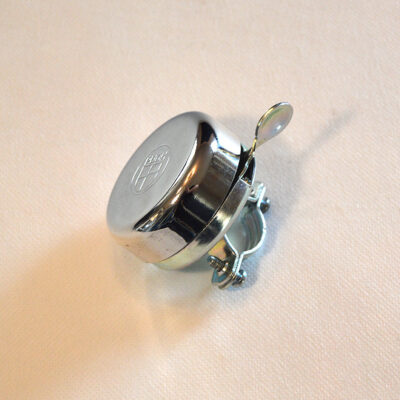 Ringklokke med Puch logo i krom