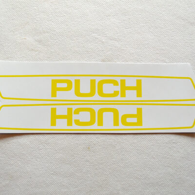 Stafferinger Puch gul hvid