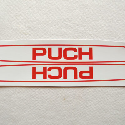 Stafferinger Puch rød hvid