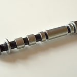 Komplet 12 mm forhjuls aksel til modeller med faste lejer