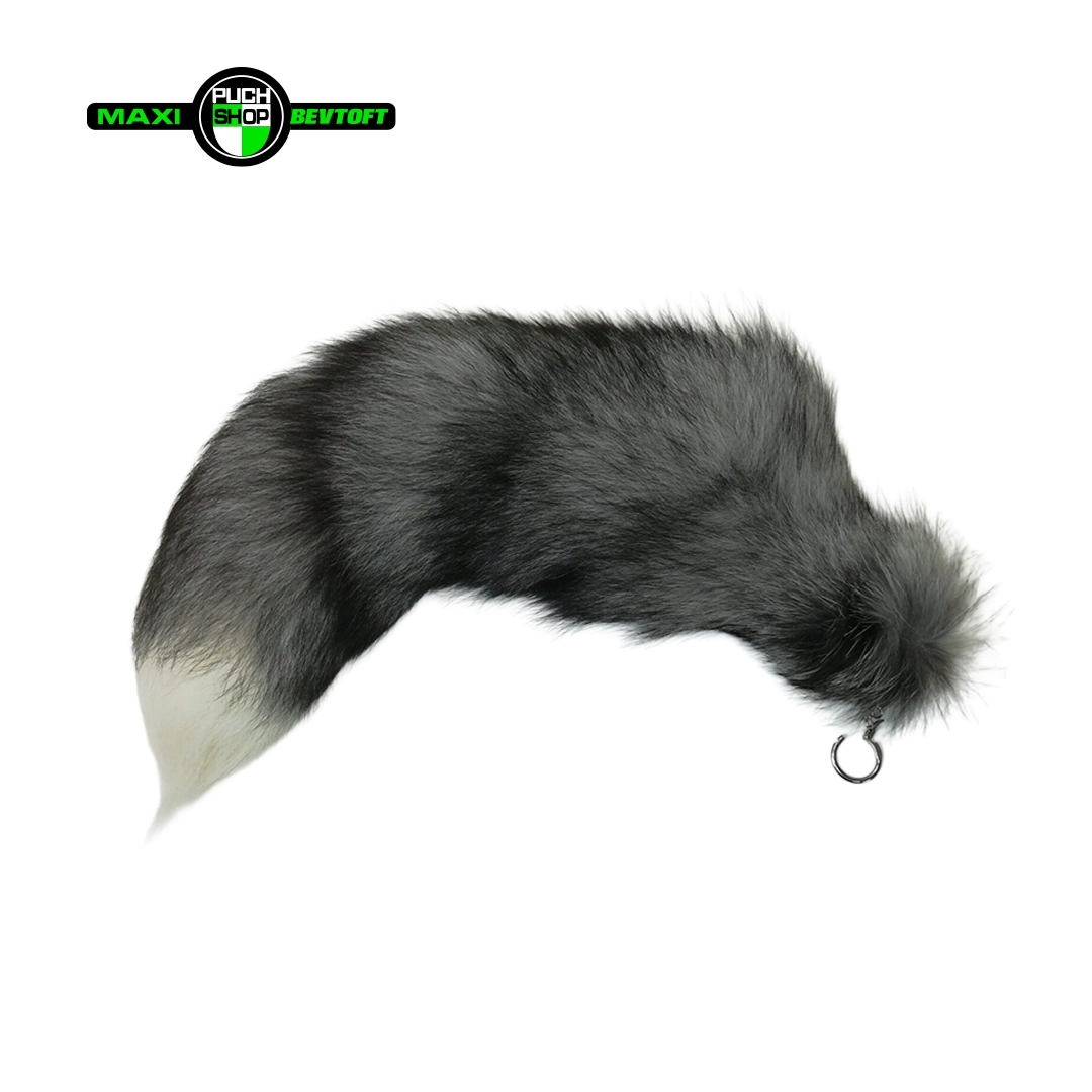 Raevehale blue frost fox med vedhaeng Rævehale blue frost fox med vedhæng