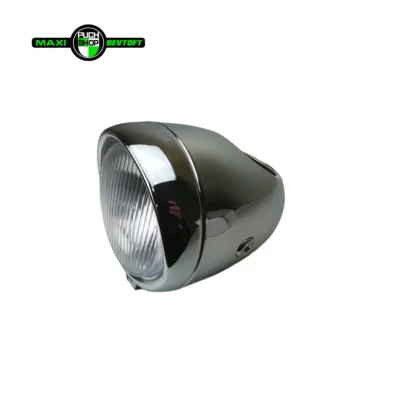 Retro forlygte 130mm med plads til et 60mm speedometer