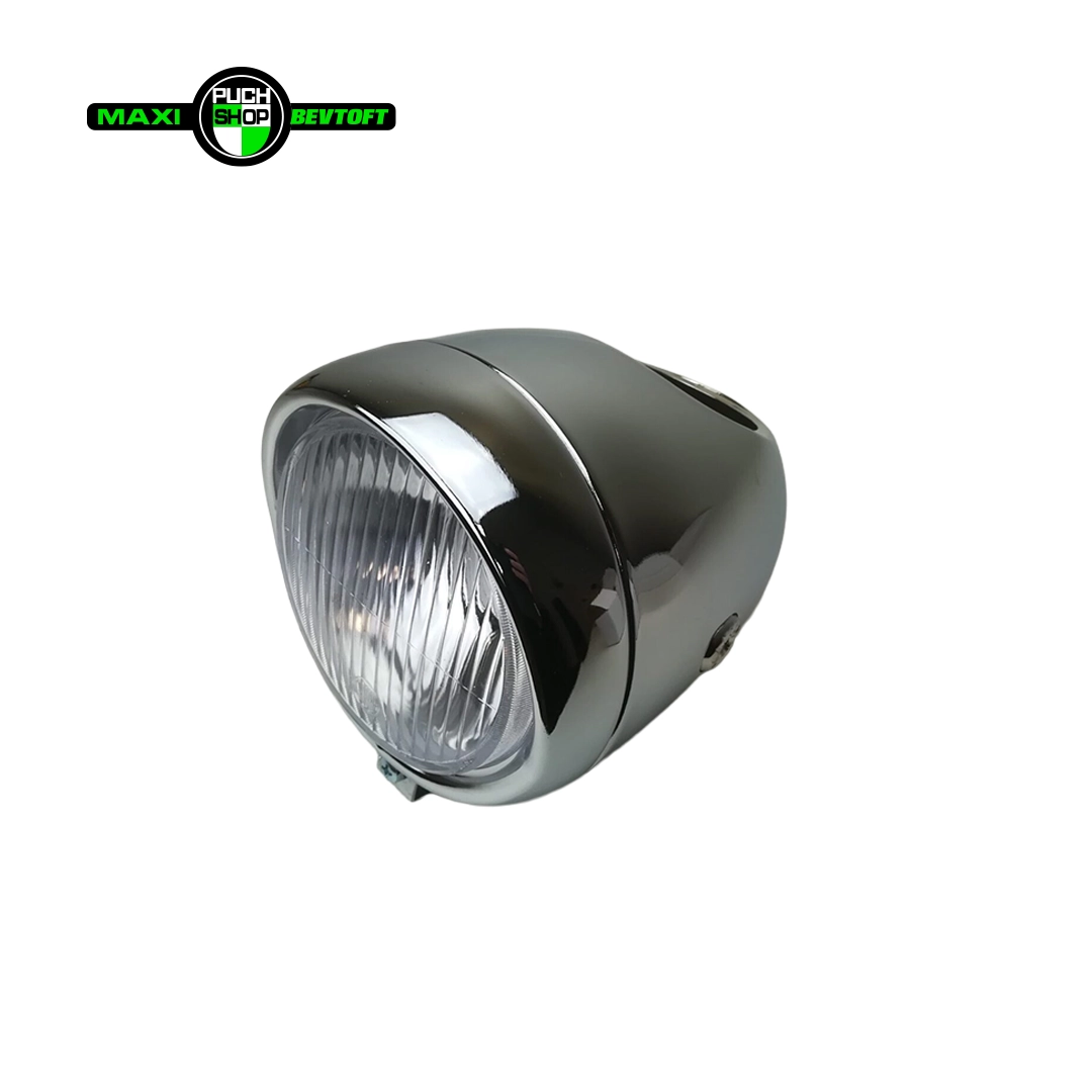 Retro forlygte 130mm med plads til et 60mm speedometer bund maxi front Retro forlygte 130mm med plads til et 60mm speedometer