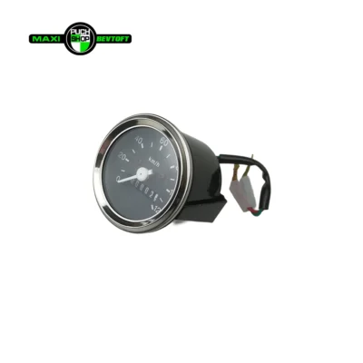 Speedometer 60mm med krom kant