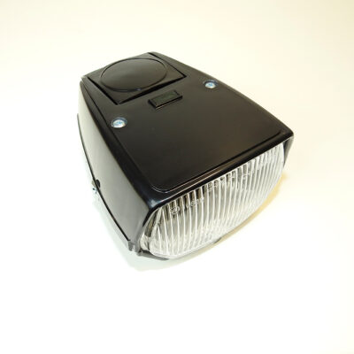 Forlygte sort uden afbryder til PUCH Maxi Kl og 2 gear