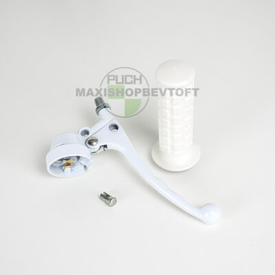 Gashåndtag med HVID grebsklinge til PUCH Maxi P, K og KL