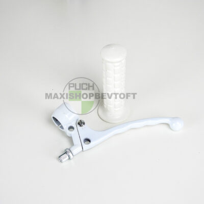 Konsol for venstre side med HVID grebsklinge til PUCH Maxi P, K og KL