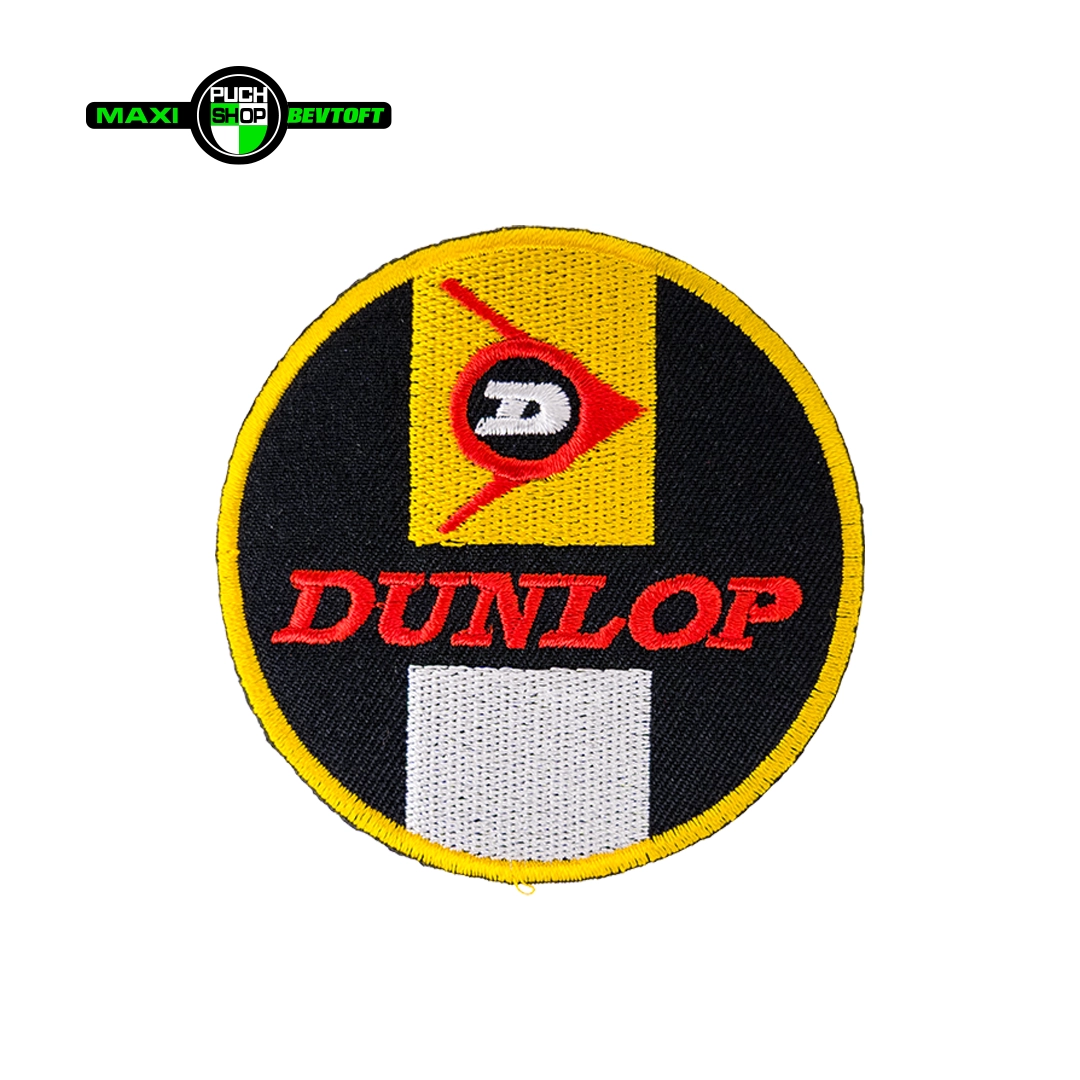 Stofmaerke oe75mm DUNLOP Stofmærke Ø75mm DUNLOP