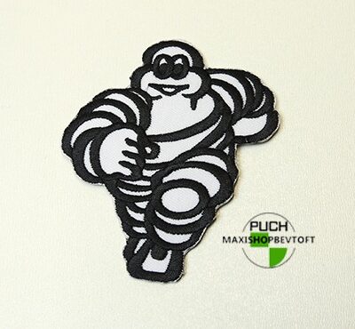 Stofmærke 75x88mm MICHELIN MAND i den bedste kvalitet med klæber