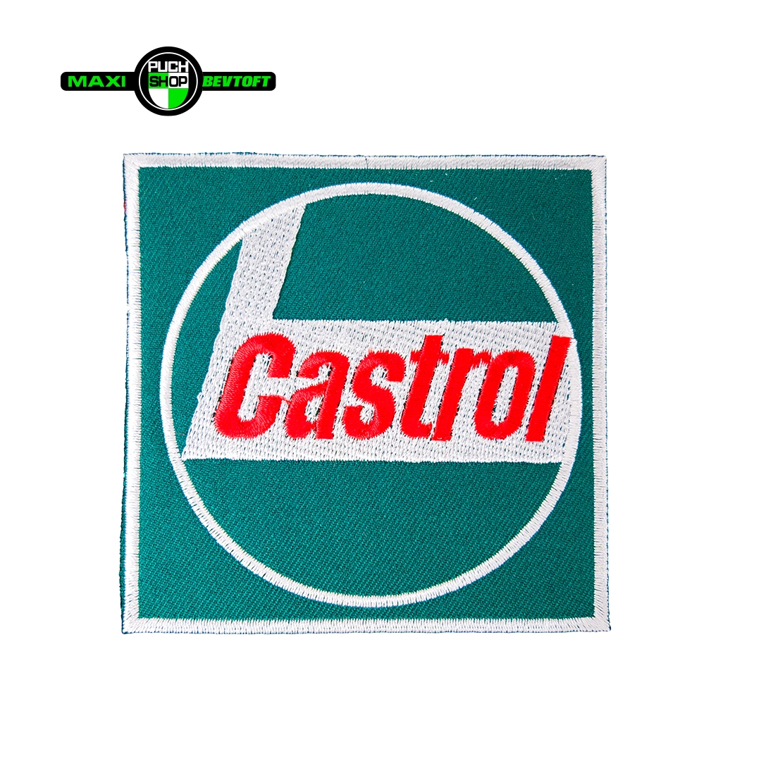 Stofmaerke 90x90mm CASTROL Stofmærke 90x90mm CASTROL