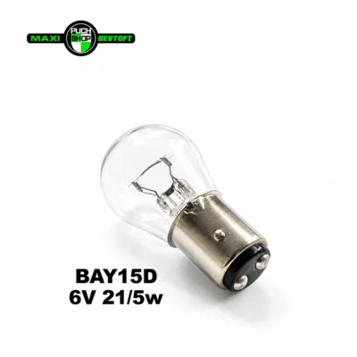 BAY15D Pære For Baglygte 6v 21/5w