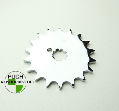 18 tands forkromet tandhjul til PUCH Maxi