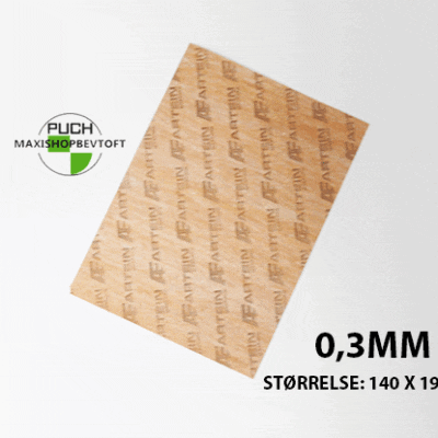 0,3 mm Pakningspapir 140 x 195mm