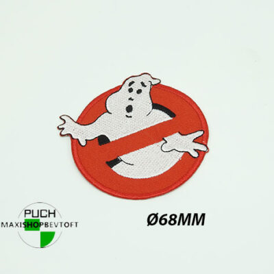 Stofmærke Ø68mm GHOST BUSTERS i den bedste kvalitet med klæber