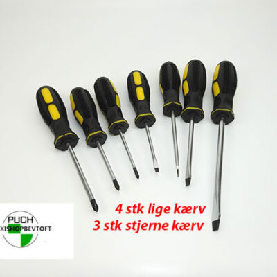 Skruetrækker sæt 7 stk