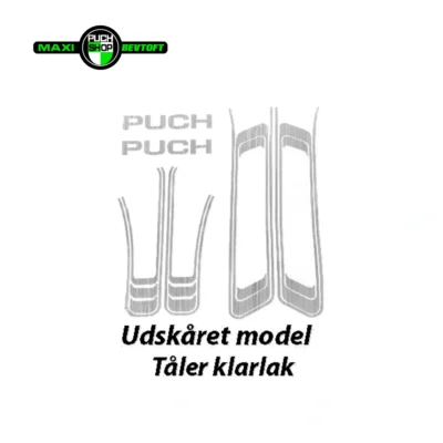 Stafferinger i SØLV til PUCH Maxi KL og 2 gear