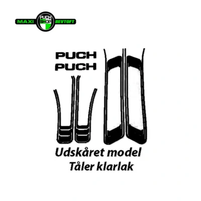 Stafferinger i SORT til PUCH Maxi KL og 2 gear