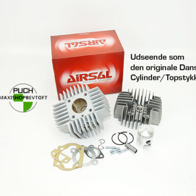 Airsal 50 cc cylinder & topstykke – NY model med korrekt støbehøjde