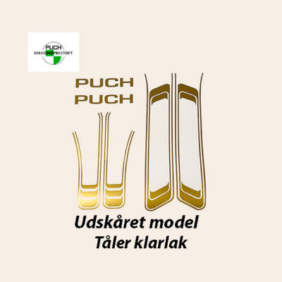 Stafferinger i GULD til PUCH Maxi KL og 2 gear