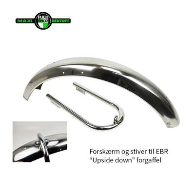 Forskærm og stiver til EBR forgaffel