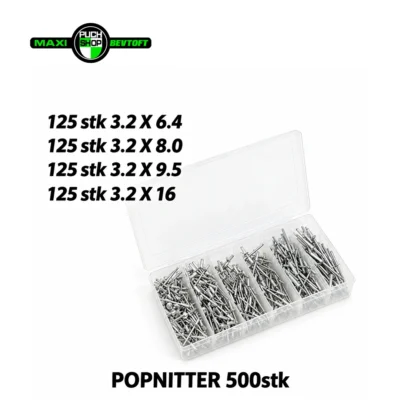 Sortiment Popnitter 500stk