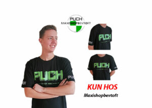 SMALL T-shirt PUCH SINCE 1889 sort/grøn