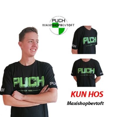 SMALL T-shirt PUCH SINCE 1889 sort/grøn