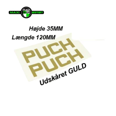 Stafferinger PUCH udskåret GULD