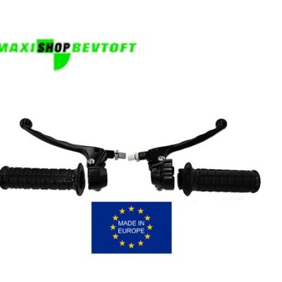 Håndtag sæt i sort for højre og venstre side komplet for PUCH Maxi K, KL