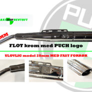 Ulovlig udstødning 28mm med logo i god kvalitet