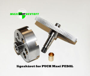 Tandhjul & Koblingsskål ligeskåret for PUCH Maxi PEDAL