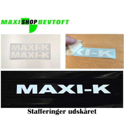 MAXI-K Stafferinger til sideskjolde udskåret