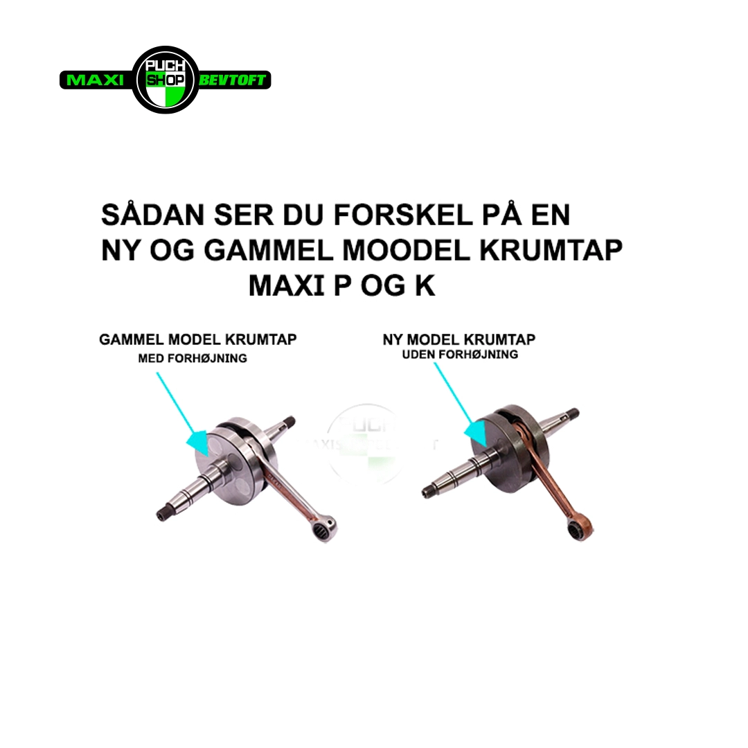 Lejer og Simmerringe til GAMMEL model Krumtap PUCH Maxi K P og KL 2 Lejer og Simmerringe til GAMMEL model Krumtap PUCH Maxi K P og KL