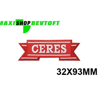 Stofmærke 32x93mm CERES i den bedste kvalitet med klæber