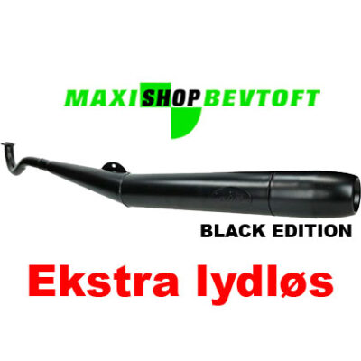 Bullet udstødning BLACK EDITION Extra lydløs