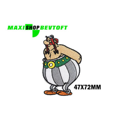 Stofmærke 47X72mm ASTERIX i den bedste kvalitet med klæber