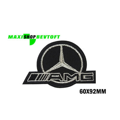 Stofmærke 60X92mm AMG i den bedste kvalitet med klæber
