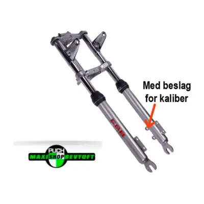 EBR forgaffel krom MED BESLAG FOR KALIBER