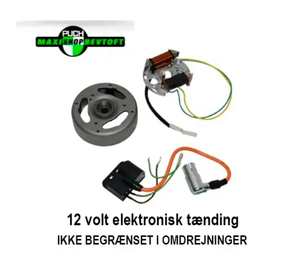 Elektronisk-tænding-RACE-12-volt-komplet Elektronisk tænding RACE 12 volt komplet