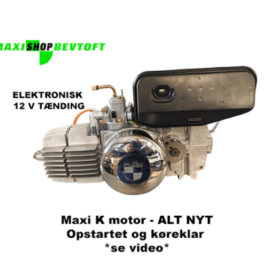 KØREKLAR Maxi K motor E50 med lovlig Arezzo cylinder