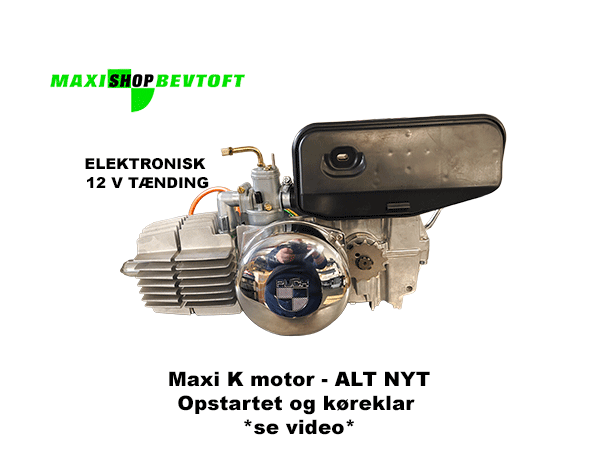 KØREKLAR-Maxi-K-motor-E50-med-lovlig-Arezzo-cylinder KØREKLAR Maxi K motor E50 med lovlig Arezzo cylinder
