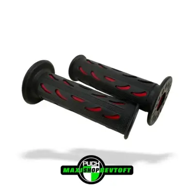 Gummi håndtag med rød snip