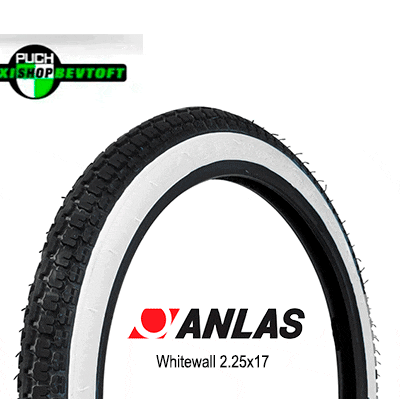 ANLAS Whitewall 2.25x17