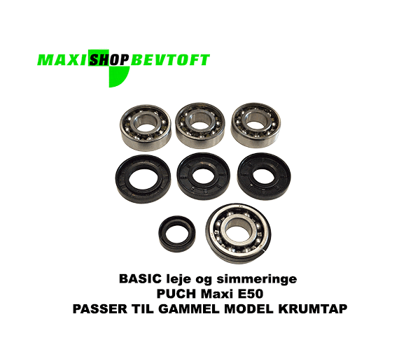 BASIC-leje-og-simmeringe-PUCH-Maxi BASIC leje og simmerringe PUCH Maxi
