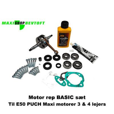 Motor rep BASIC sæt til PUCH Maxi