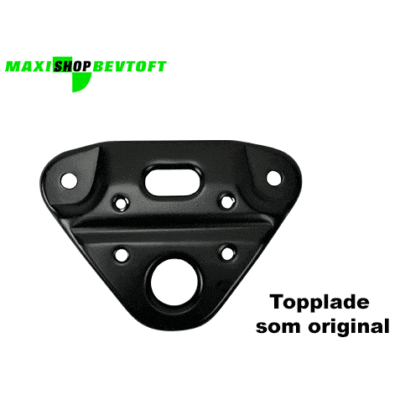 Topplade til alm Maxi forgaffel i SORT