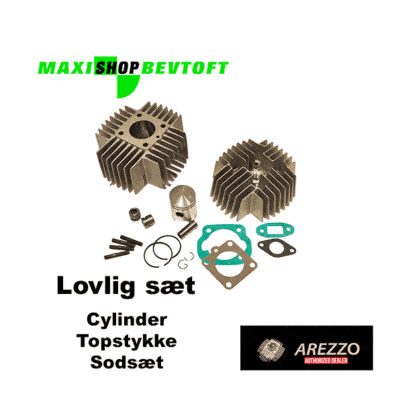 AREZZO 50cc Cylinder og Topstykke LOVLIG gammel model
