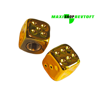 Ventilhætter GULD terninger