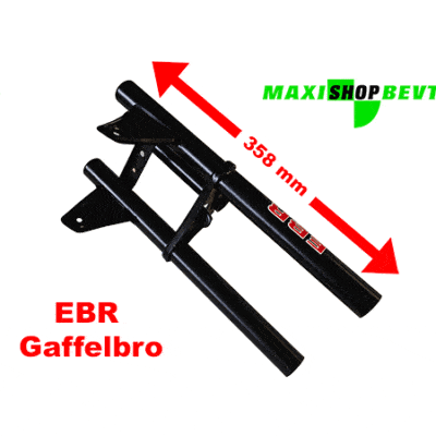 Gaffelbro fra EBR til PUCH Maxi SORT