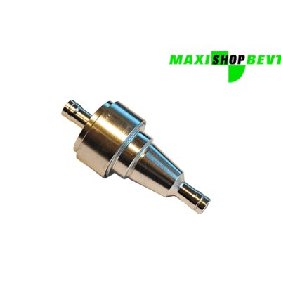 Benzinfilter 6 mm – CNC aluminium (sølv)